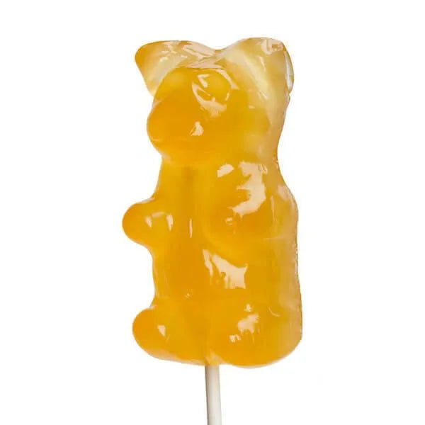 Giant Gummy Bear on a Stick - Pineapple