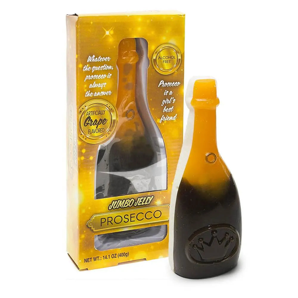 Giant Gummy Prosecco Wine Bottle: 14.1-Ounce Gift Box