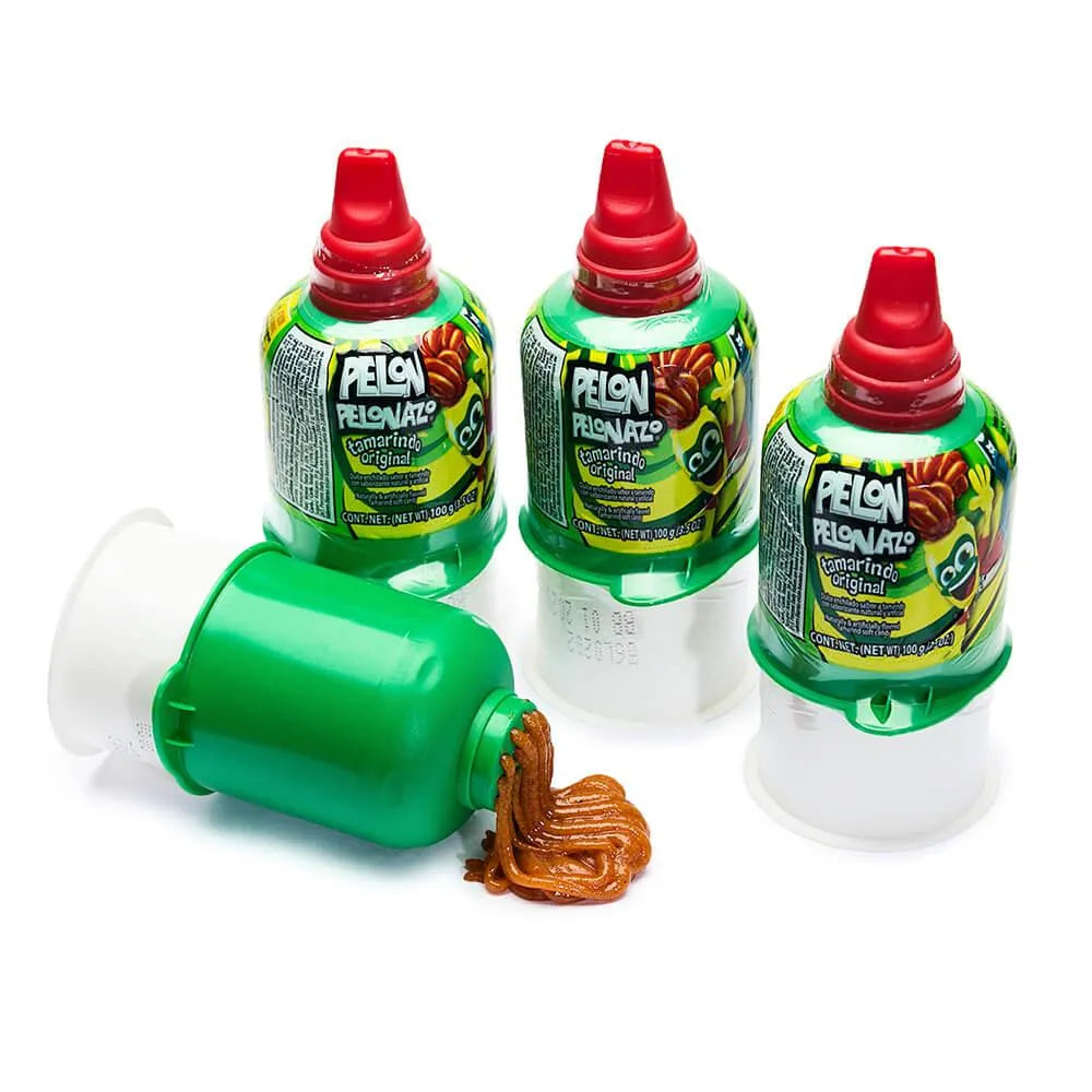 Giant Pelon Pelonazo Tamarind Candy Dispensers: 4-Piece Display