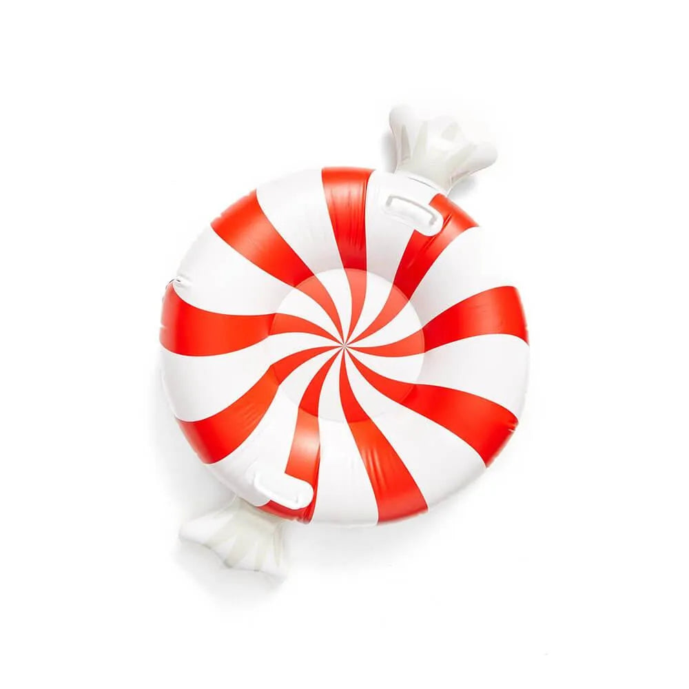 Giant Peppermint Twist Snow Tube: 4-Foot