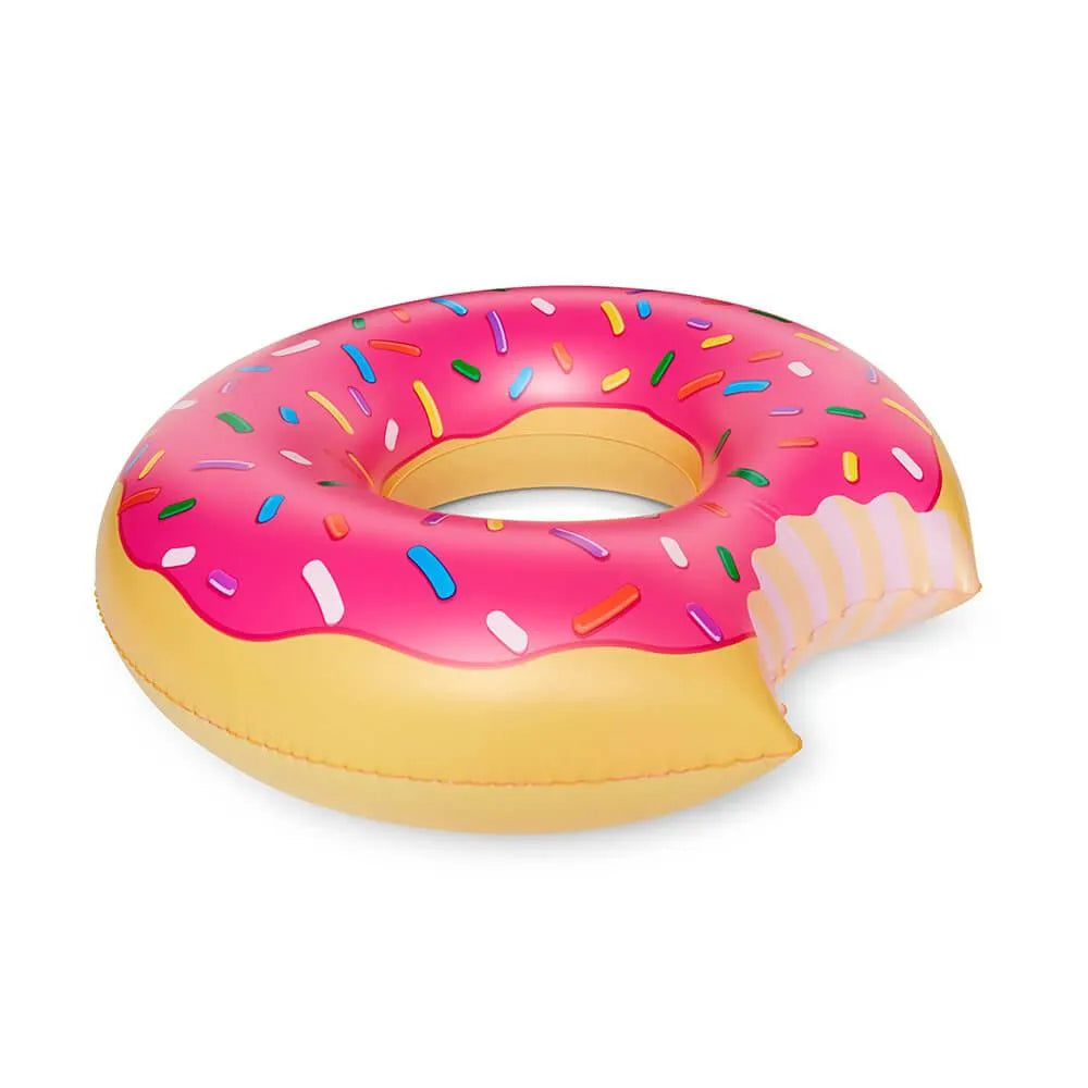 Giant Pink Frosted Donut Pool Float