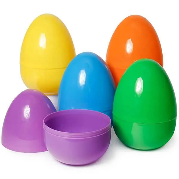 Giant Plastic Easter Eggs Assortment: 5-Piece Set