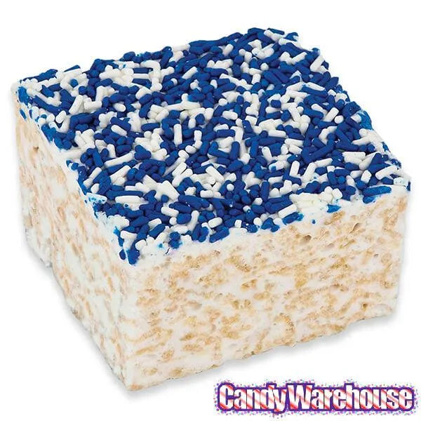 Giant Rice Crispy Treats - Chanukah Sprinkles: 6-Piece Box