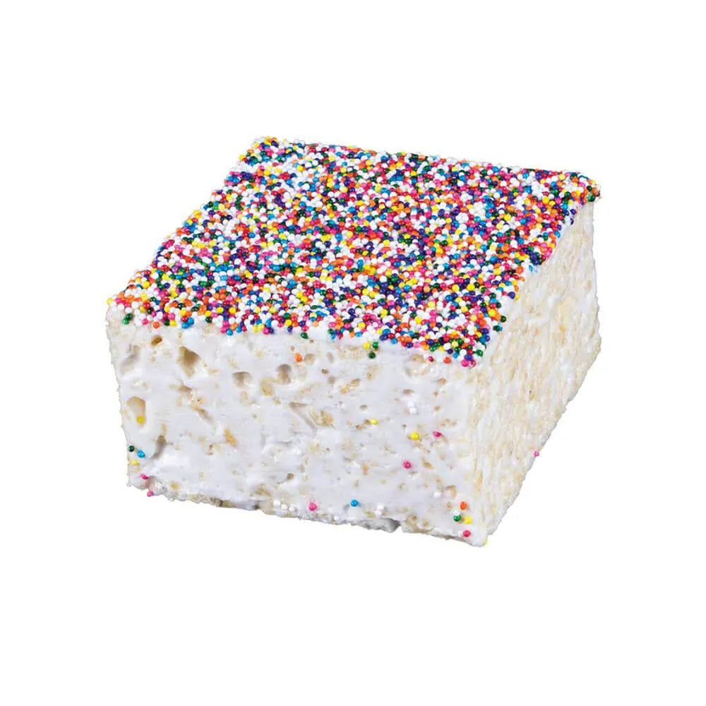 Giant Rice Crispy Treats - Rainbow Nonpareils: 6-Piece Box