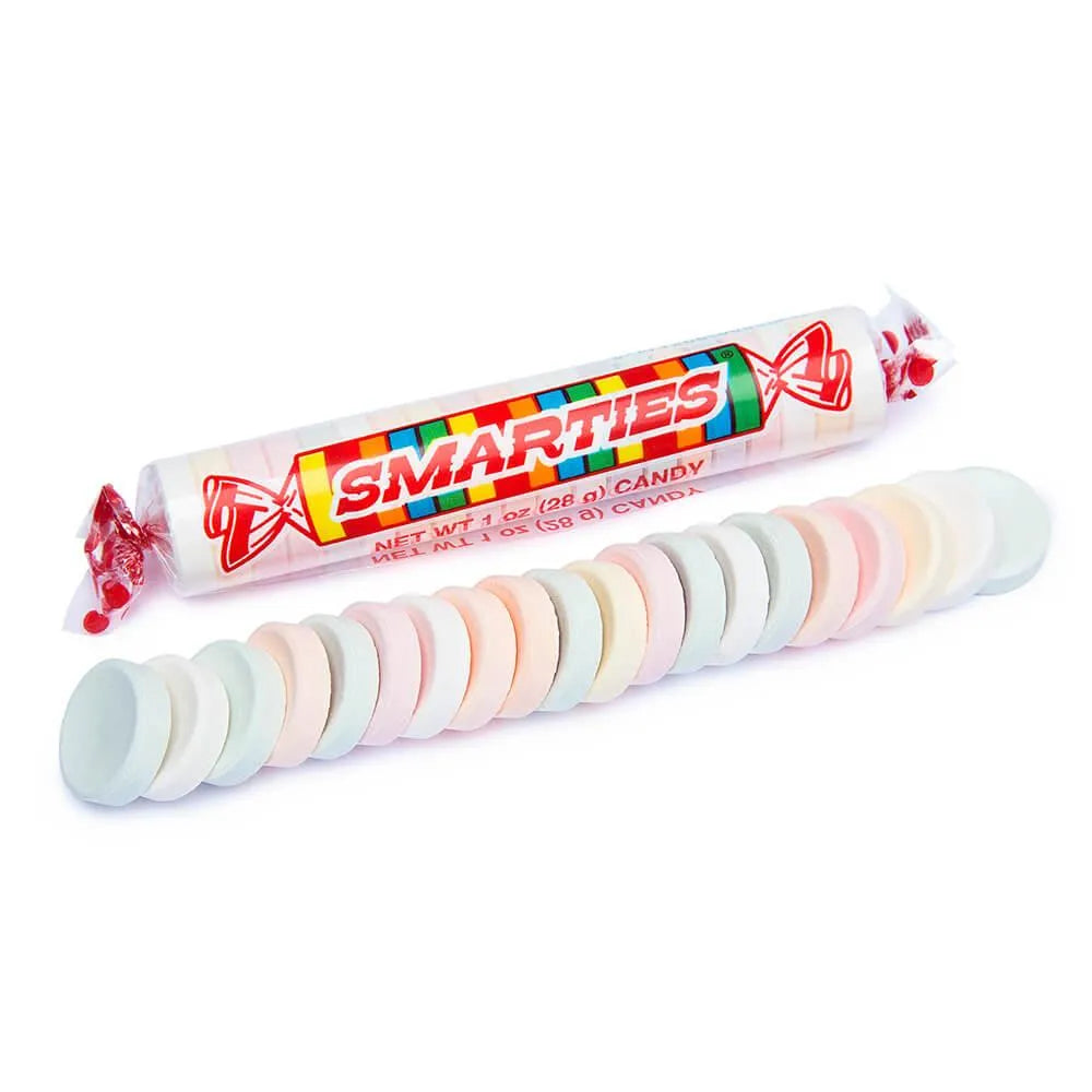 Giant Smarties Candy Rolls: 36-Piece Box