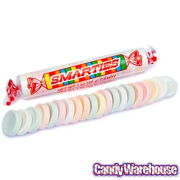 Giant Smarties Candy Rolls: 36-Piece Box