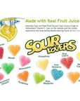 Gimbal's Sour Lovers Gummy Hearts: 5LB Bag