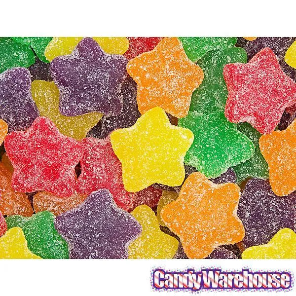 Gimbal's Super Sour Jelly Stars Candy: 5LB Bag