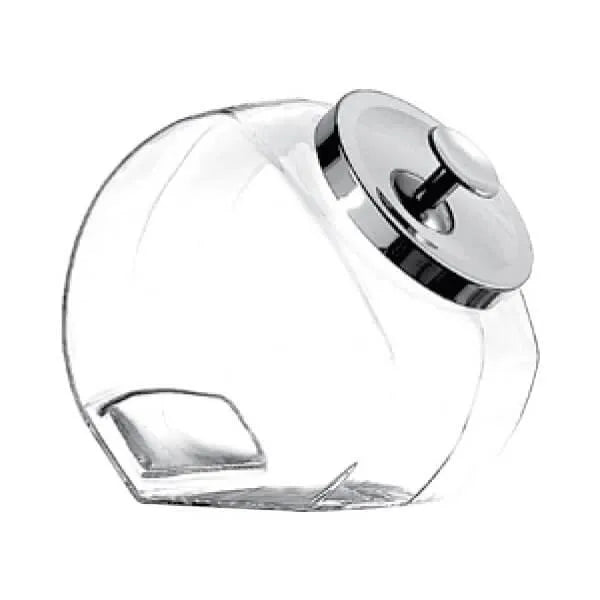 Glass 1-Gallon Penny Candy Jar with Chrome Lid