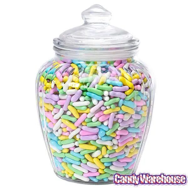 Glass Optic 60-Ounce Candy Jar with Glass Lid