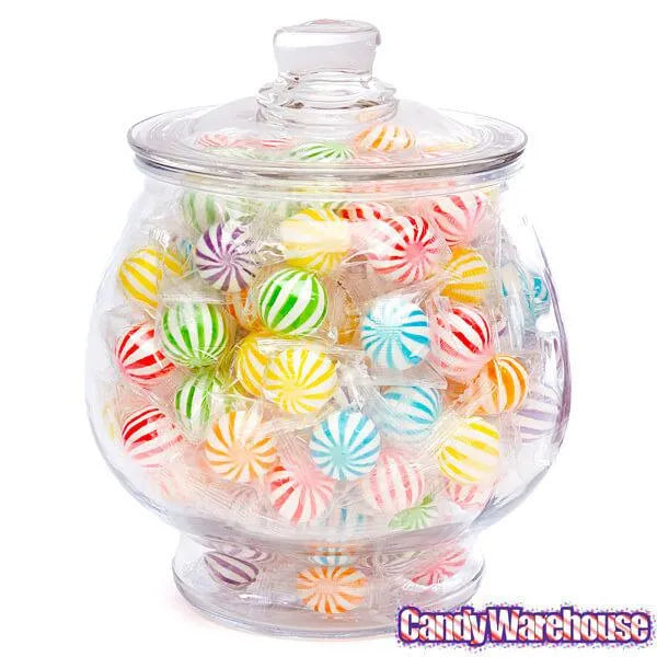 Glass Round 1-Gallon Candy Jar with Glass Lid