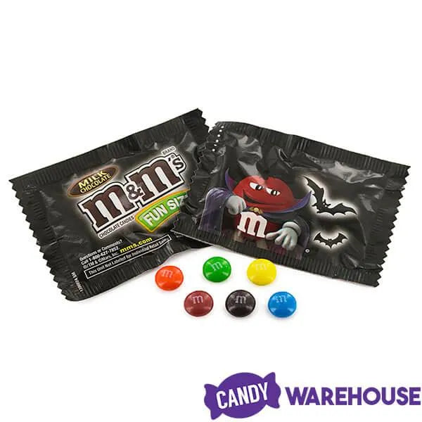 Glow in the Dark Halloween M&M's Candy Fun Size Packs: 15-Ounce Bag