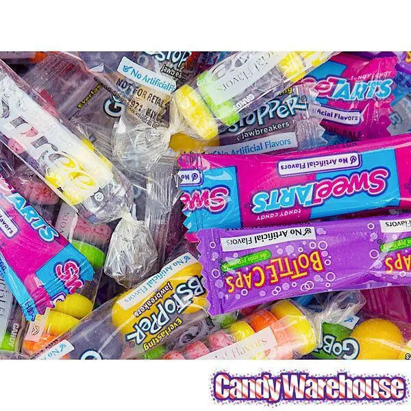 Gobstopper - SweeTarts - Bottle Caps - Spree Assortment of Easter Egg Fillers Candy Packs: 18-Ounce Bag