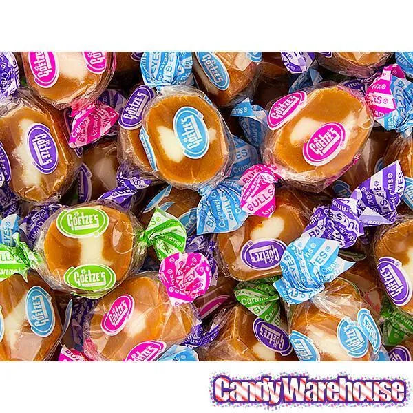 Goetze's Caramel Creams Bulls Eyes Candy - Color Wraps: 5LB Bag