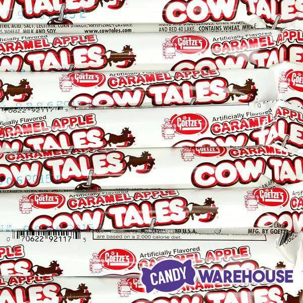 Goetze's Cow Tales Caramel Apple Sticks: 36-Piece Box