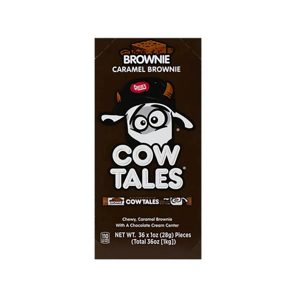 Goetze's Cow Tales Caramel Brownie & Cream Sticks: 36-Piece Box