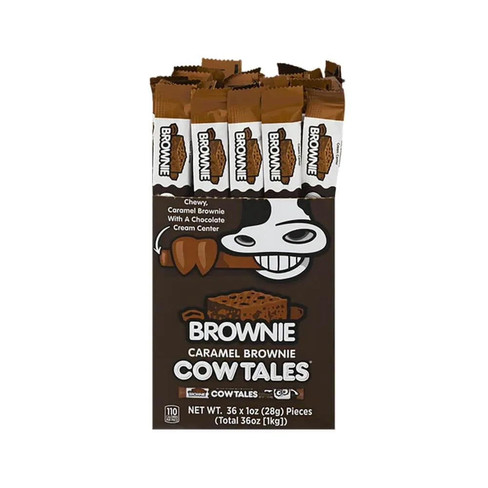 Goetze's Cow Tales Caramel Brownie & Cream Sticks: 36-Piece Box