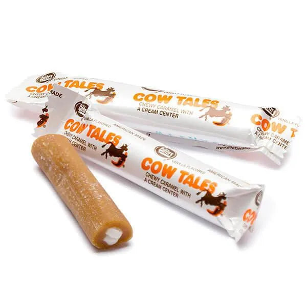 Goetze's Mini Cow Tales Caramel & Cream Sticks: 90-Piece Tub