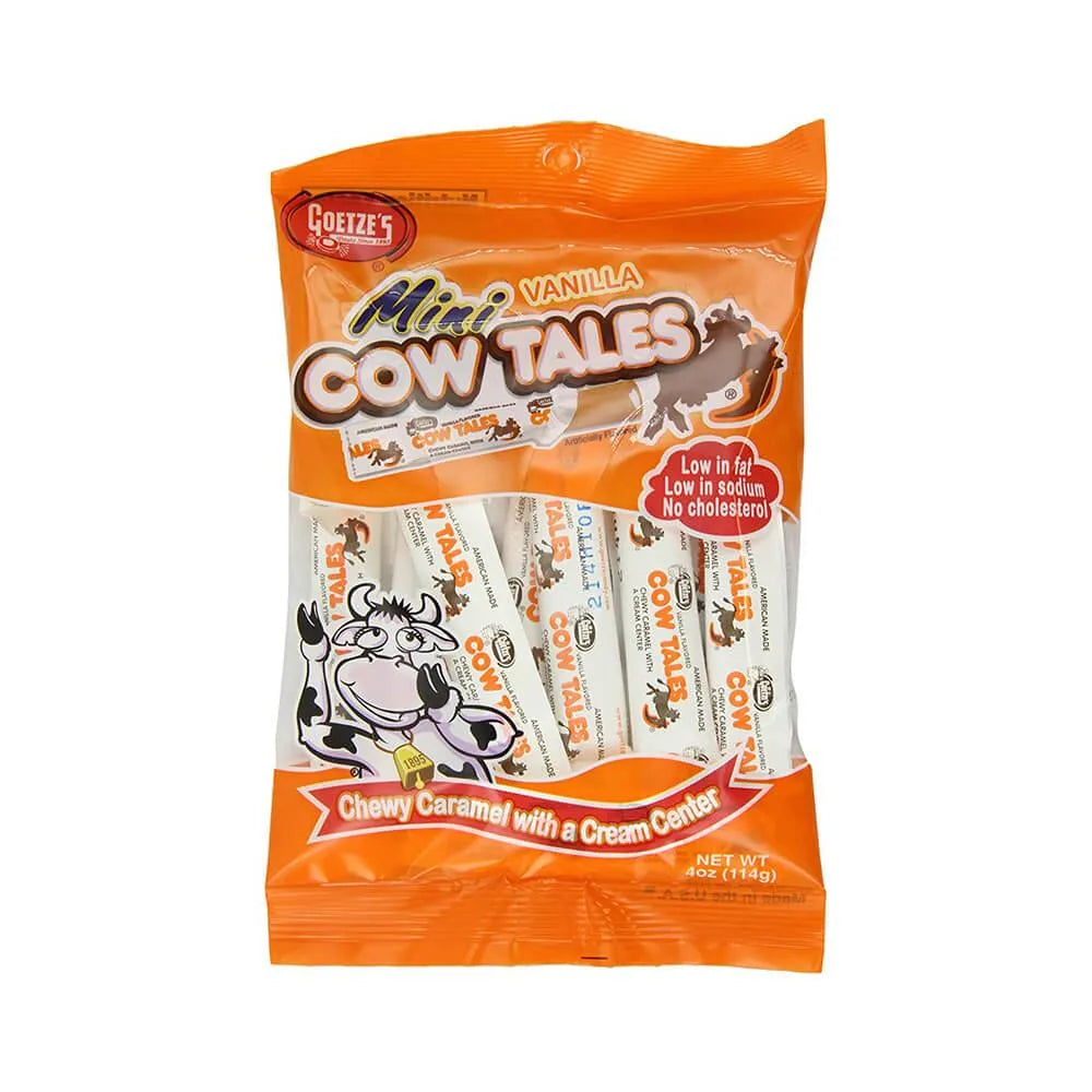 Goetze's Mini Cow Tales Caramel Cream Candy: 3LB Box