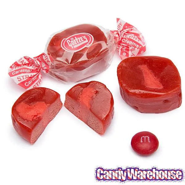 Goetze's Strawberry Caramel Creams Candy: 5LB Bag