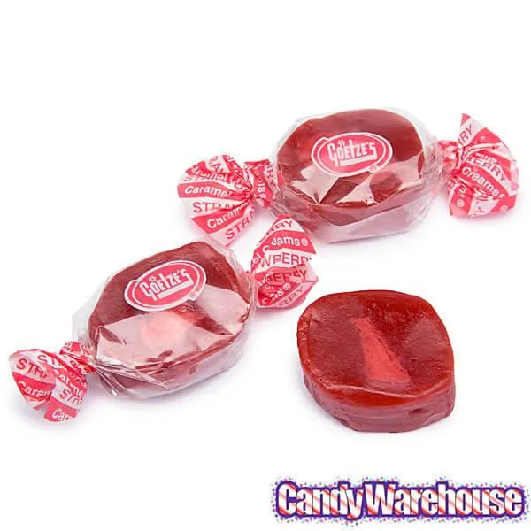 Goetze's Strawberry Caramel Creams Candy: 5LB Bag