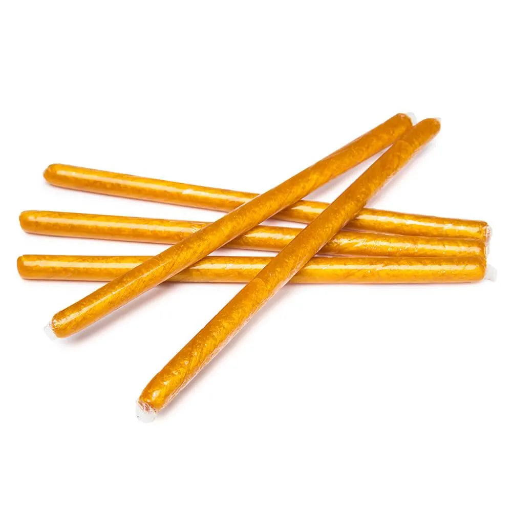 Gold Butterscotch Cream Soda Hard Candy Sticks: 100-Piece Box