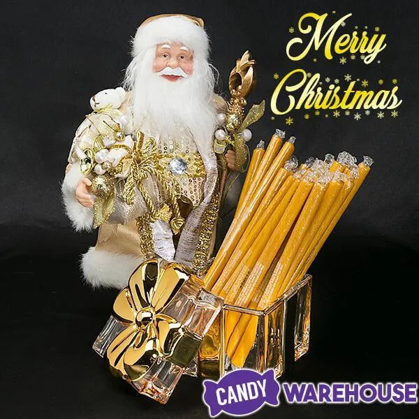 Gold Butterscotch Cream Soda Hard Candy Sticks: 100-Piece Box