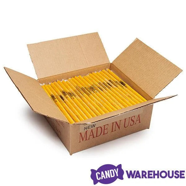 Gold Butterscotch Cream Soda Hard Candy Sticks: 100-Piece Box