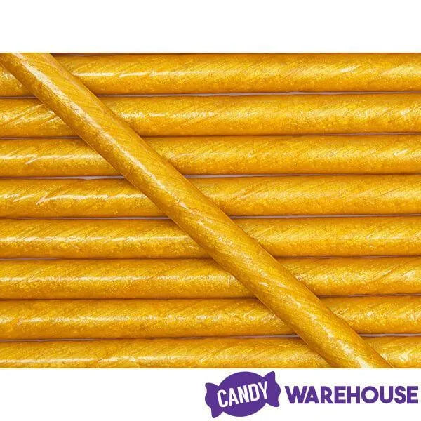 Gold Butterscotch Cream Soda Hard Candy Sticks: 100-Piece Box