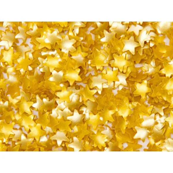 Gold Stars Edible Accents: 0.04-Ounce Bottle