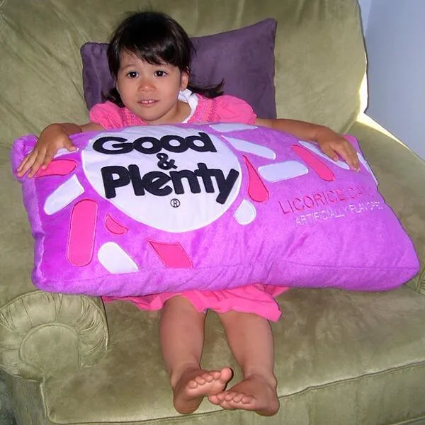 Good & Plenty Licorice Big Plush Candy Pillow