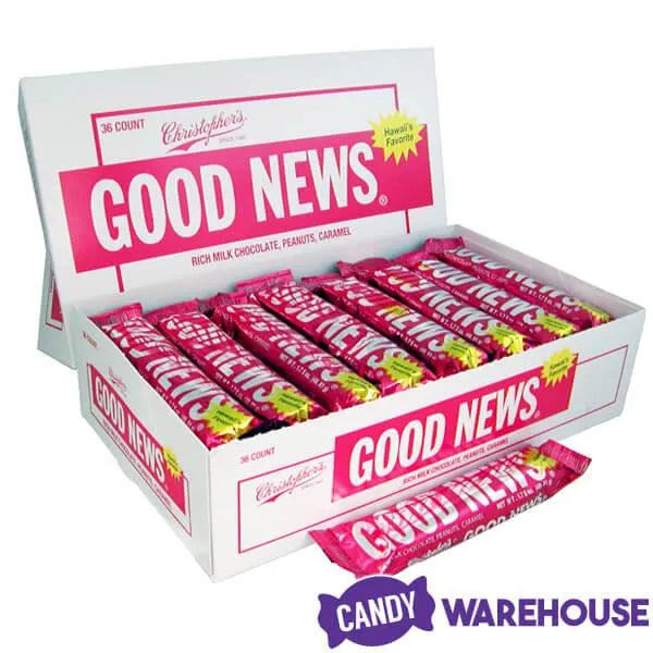 Good News Candy Bars: 36-Piece Box