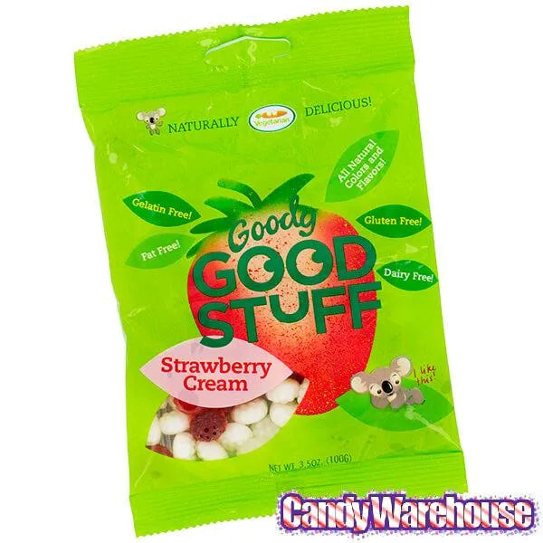 Goody Good Stuff Strawberry Cream Gummy Berries: 2.65LB Box