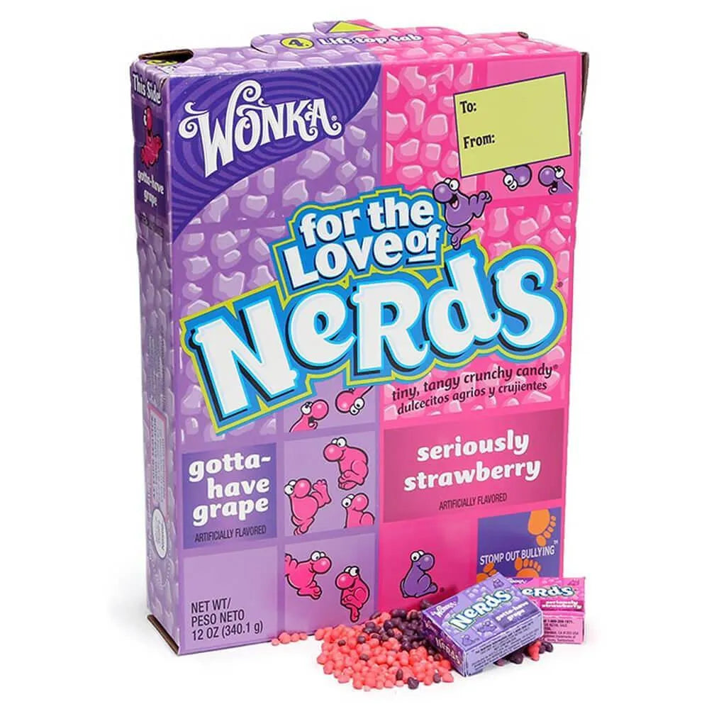 Grape and Strawberry Nerds Candy: 12-Ounce Giant Box