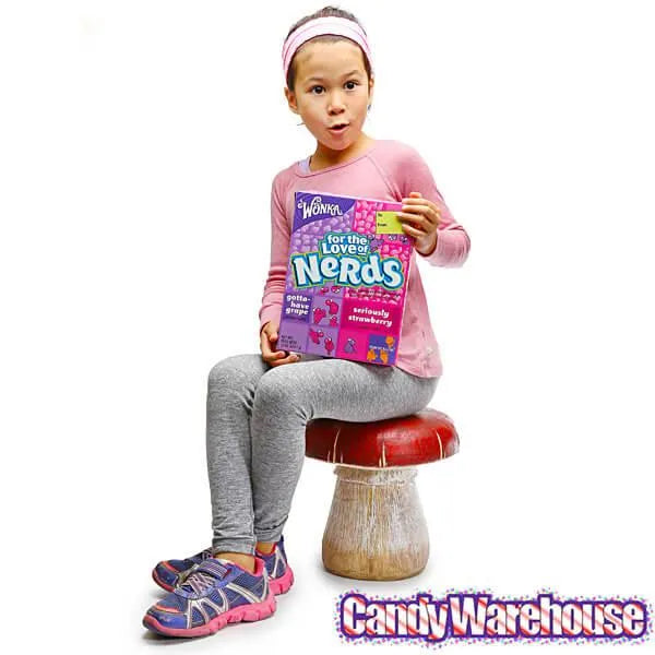 Grape and Strawberry Nerds Candy: 12-Ounce Giant Box