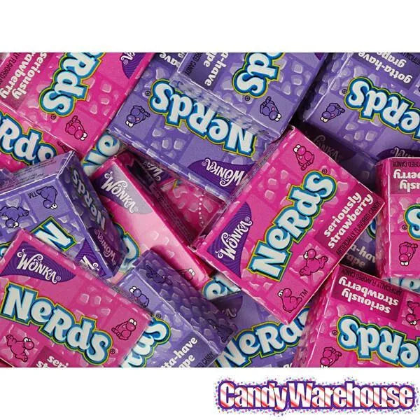 Grape and Strawberry Nerds Candy: 12-Ounce Giant Box