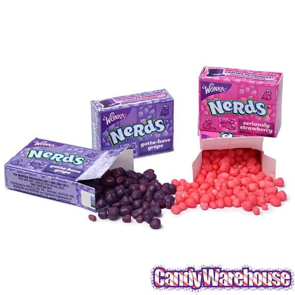 Grape and Strawberry Nerds Candy: 12-Ounce Giant Box