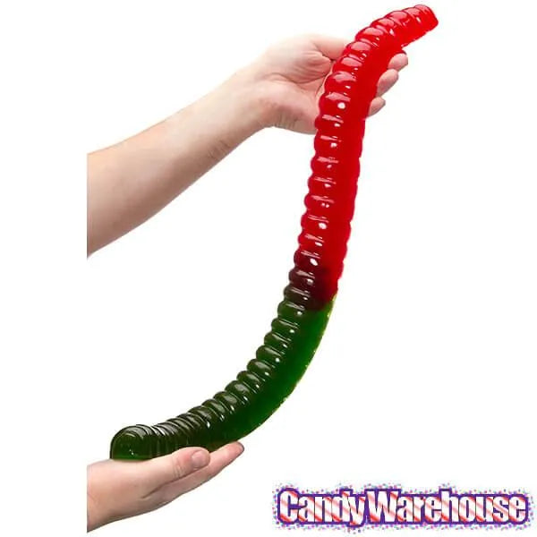 Green & Red 2-Foot-Long Giant Gummy Worm