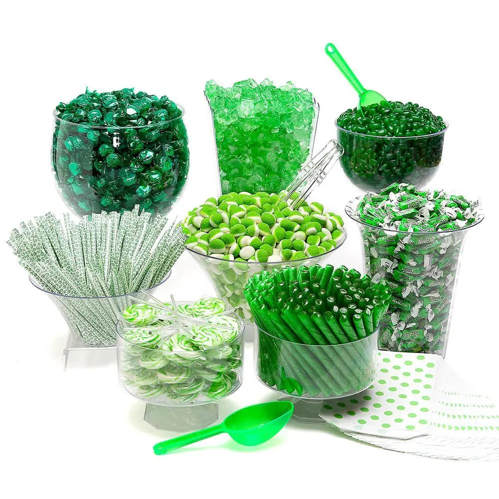 Green Candy Buffet Kit: 25 to 50 Guests