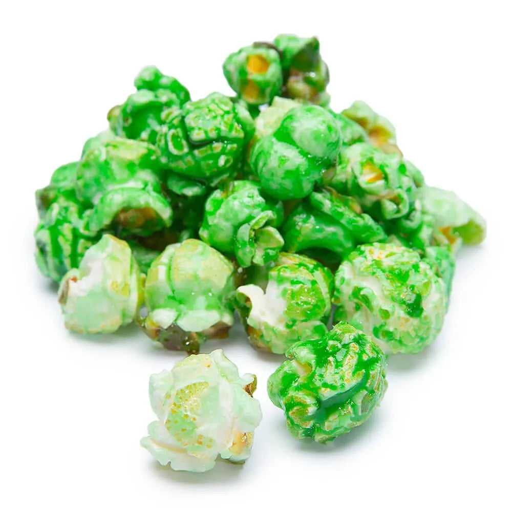 Green Candy Coated Popcorn - Green Apple: 1-Gallon Bag