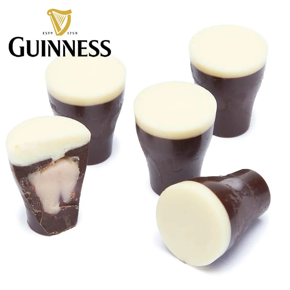 Guinness Beer Dark and White Chocolate Mini Pints: 7-Piece Pack