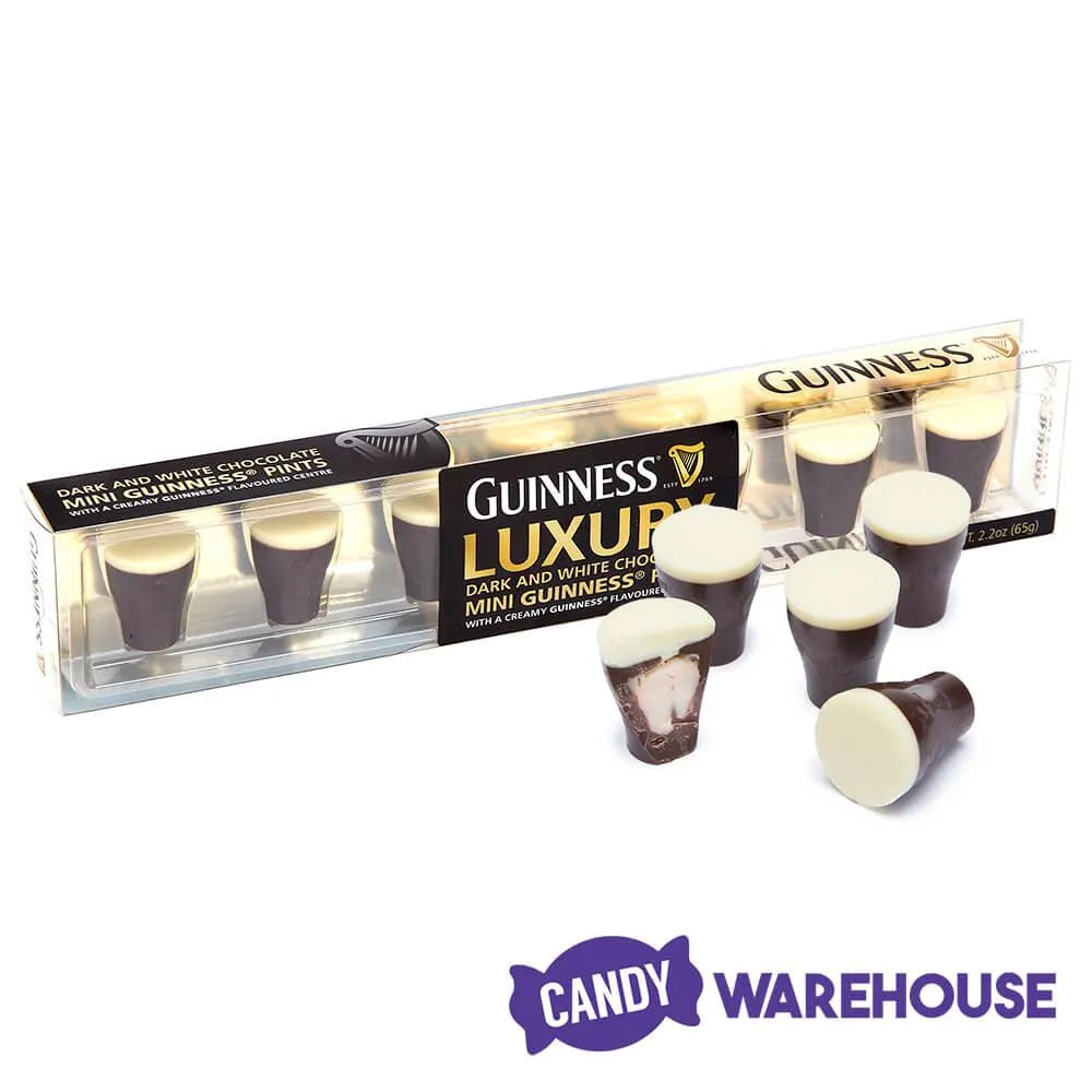 Guinness Beer Dark and White Chocolate Mini Pints: 7-Piece Pack