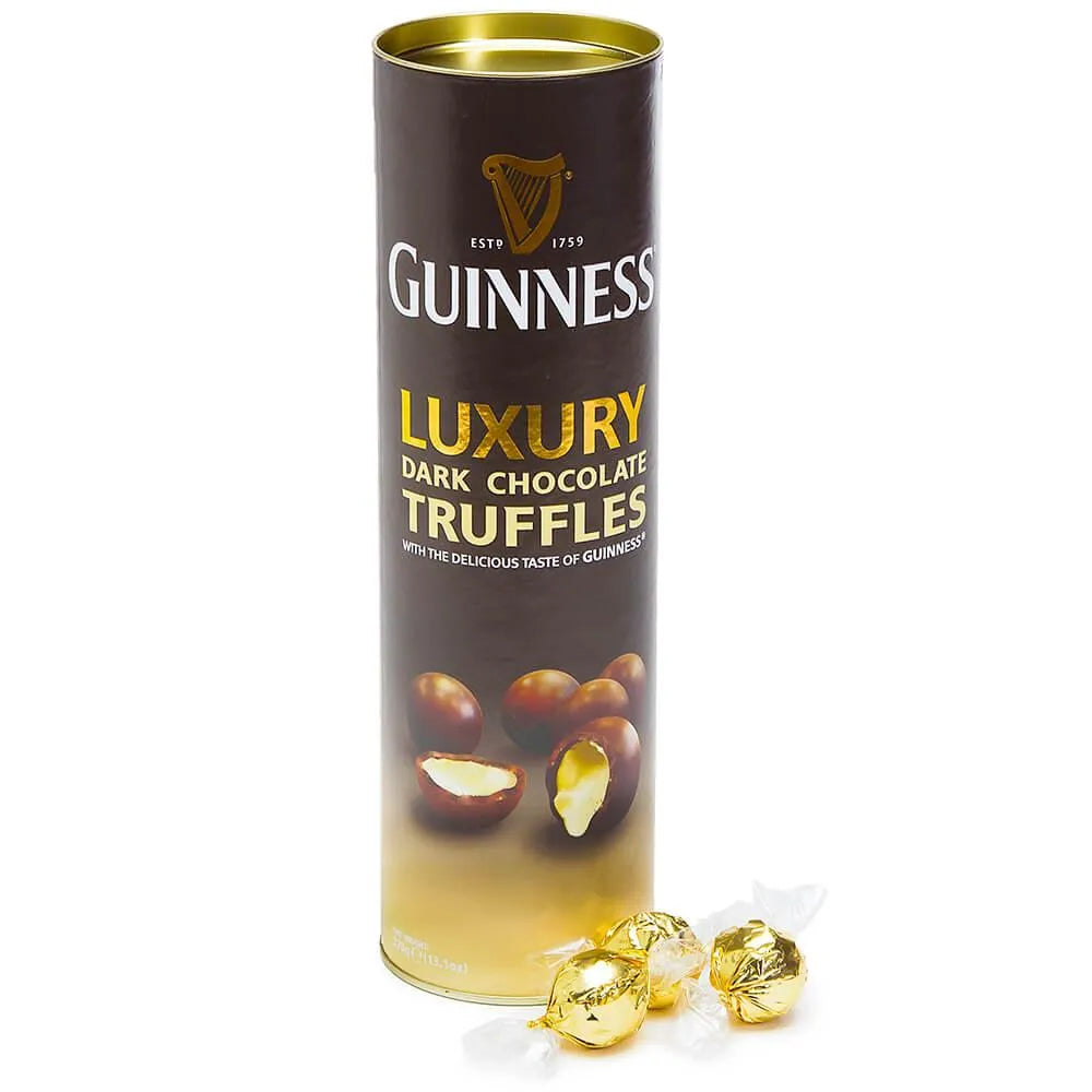 Guinness Beer Dark Chocolate Truffles: 30-Piece Tube