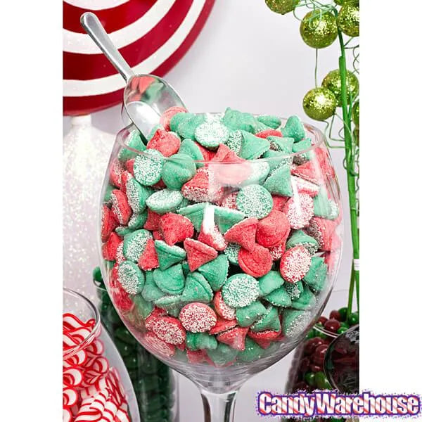 Guittard Christmas Red & Green Chocolate Nonpareils: 5LB Bag