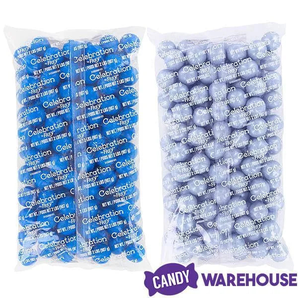 Gumballs Color Combo - Blue and Silver: 4LB Box