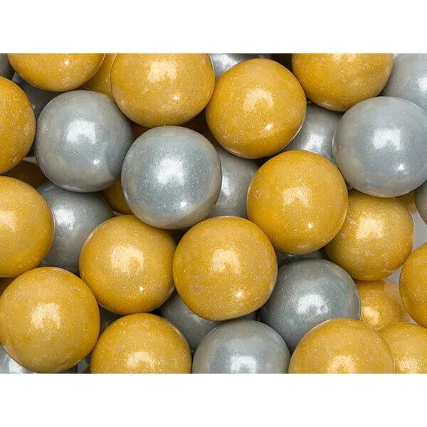 Gumballs Color Combo - Gold and Silver: 4LB Box