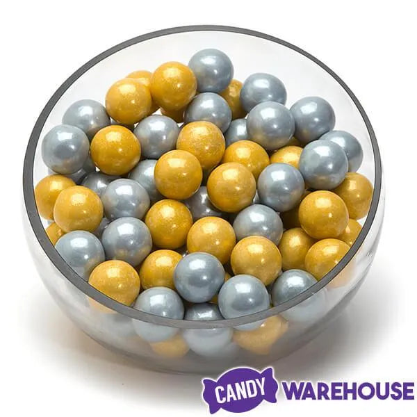 Gumballs Color Combo - Gold and Silver: 4LB Box