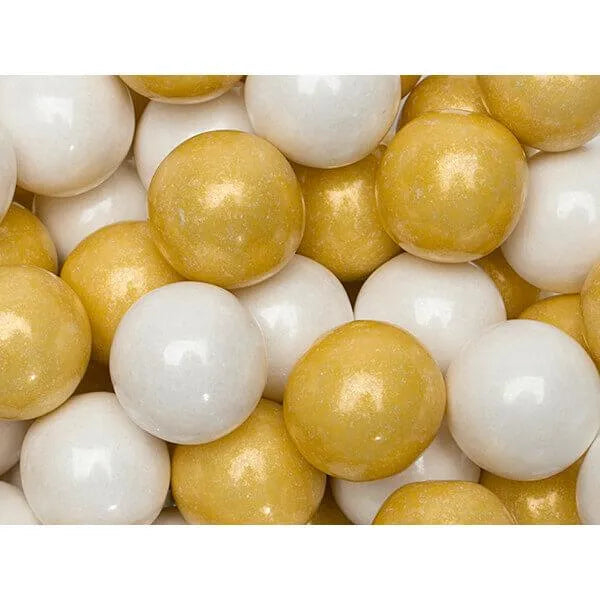 Gumballs Color Combo - Gold and White: 4LB Box