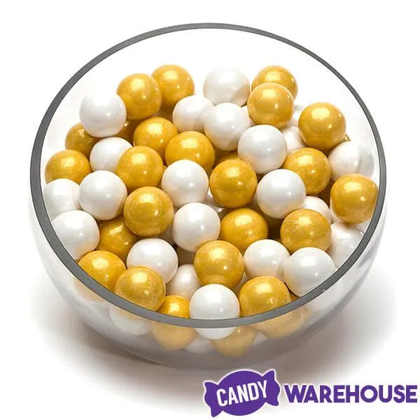 Gumballs Color Combo - Gold and White: 4LB Box