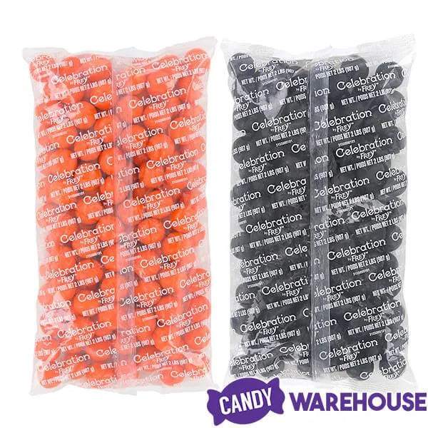 Gumballs Color Combo - Orange and Black: 4LB Box